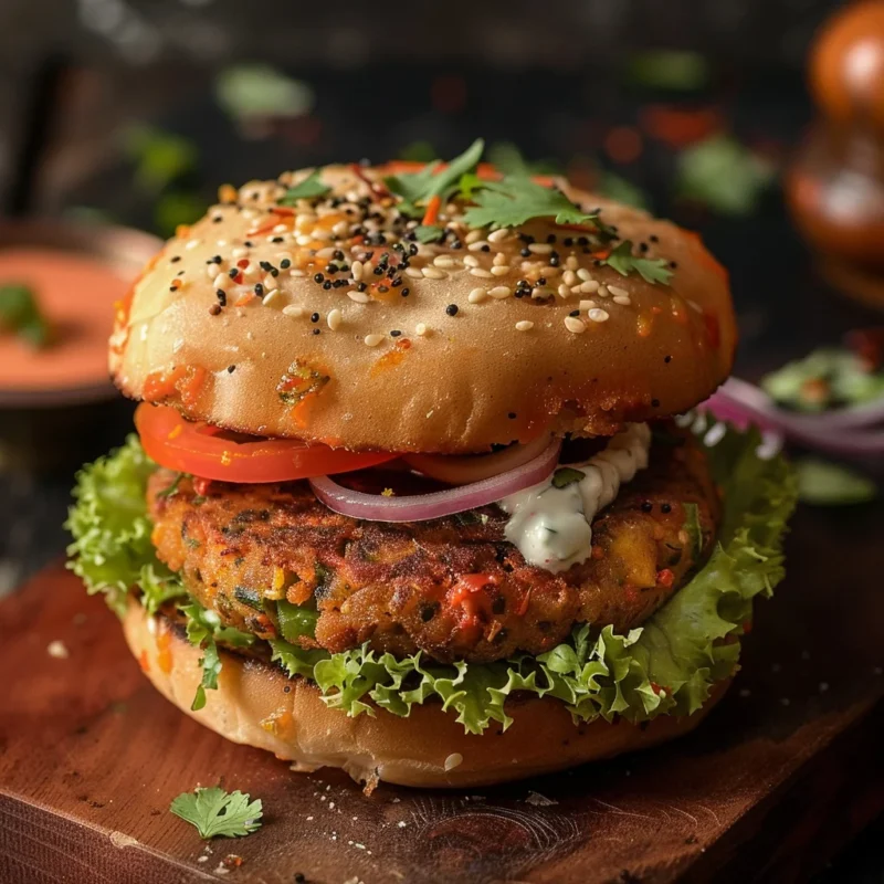 Peri-Peri Tikki Burger (Best Selling)