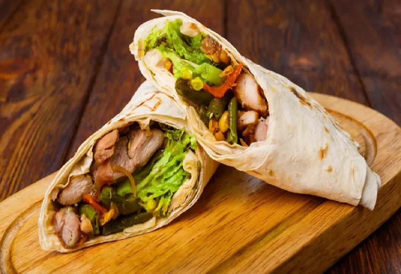 Mashroom Kathi Roll